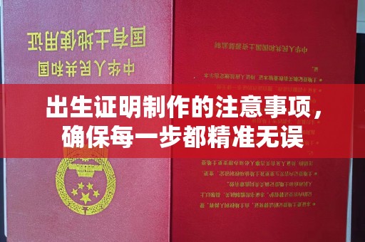 九台出生证明制作的注意事项，确保每一步都精准无误