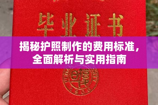 九台揭秘护照制作的费用标准，全面解析与实用指南
