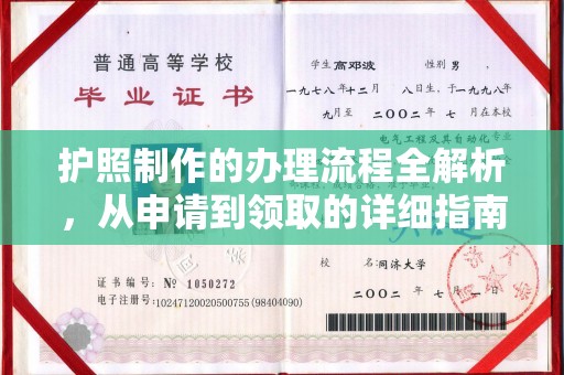 九台护照制作的办理流程全解析，从申请到领取的详细指南