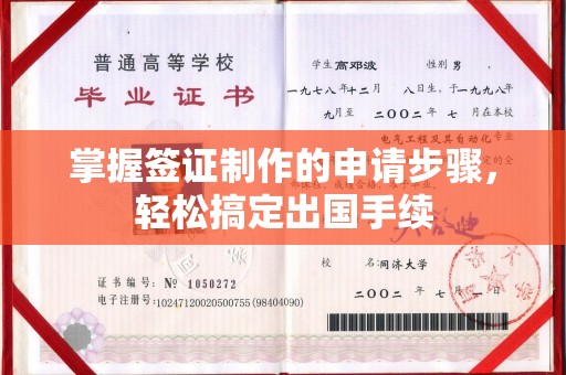 九台掌握签证制作的申请步骤，轻松搞定出国手续