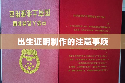 九台出生证明制作的注意事项