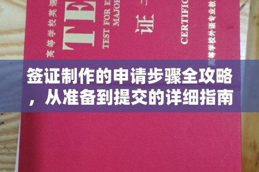 九台签证制作的申请步骤全攻略，从准备到提交的详细指南